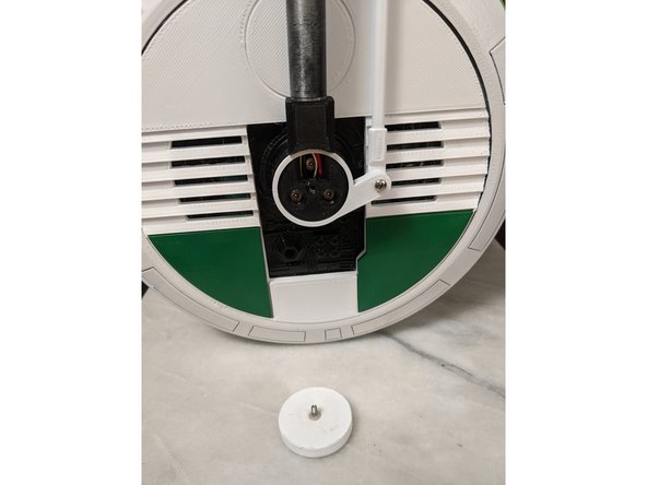 Here we will use the MainBarCap that has the epoxied screw in it that we made earlier.