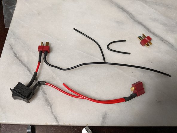 First attach the 160mm wire to the male connector shown in Pic 2.