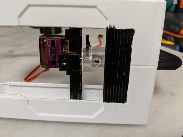 Note that the flat part of the ServoCouple print is on the top as shown in the pic.