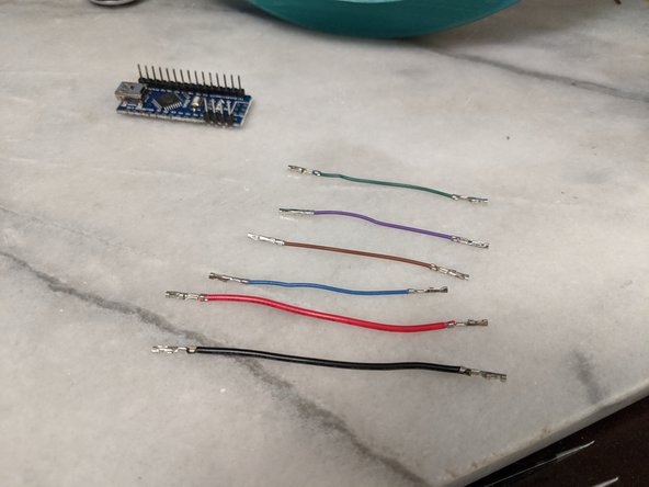 You will have a power, ground, and 4 data wires used for this.  All ends will have female terminals on them. You will use a 4 pin and a 2 pin housing as well.