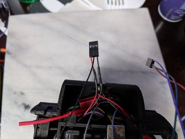 The other side of the harness will now be plugged in.