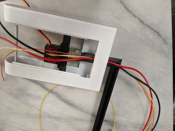 I had some spare motor extension wires that I will be using for this, but any 22-26 gauge wire will work, but use larger gauge wire for the power and ground.  Each servo has a power, ground and pulse wire.