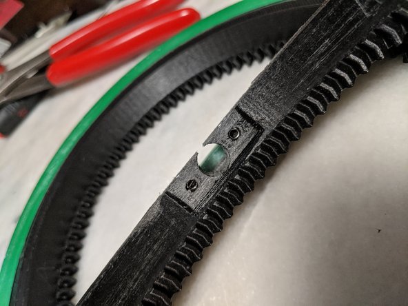 Tap the nuts down until the threads line up with the holes on the InnerSusan print.  If the nuts do not need tapping in and are loose, hold them in place with a small dab of hot glue.