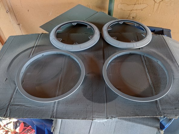 Now is time to paint the DriveEdge prints and OuterRing prints if you are going to paint your parts.