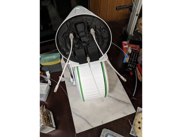 Use a small drop of superglue to install the AerialTip prints onto the end of each filament as seen in Pic 3.  This finishes out the antennas.