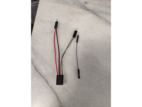 You will now use 3 housings, one single pin housing and two double pin single row housings.