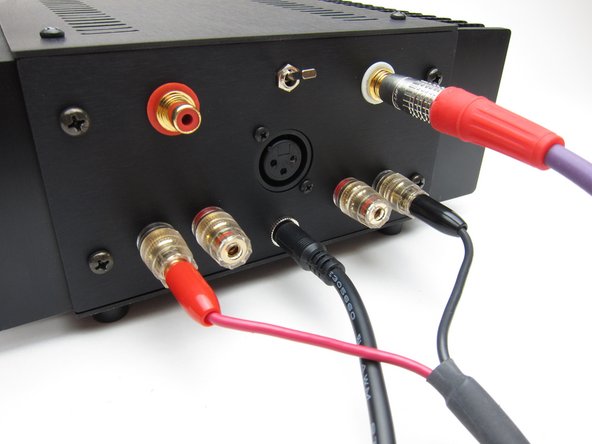 Connect RCA input to the white RCA.