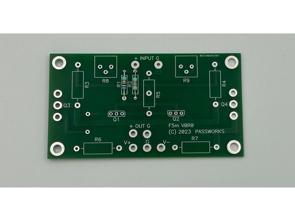 Remember to measure the resistance for every part before installation.