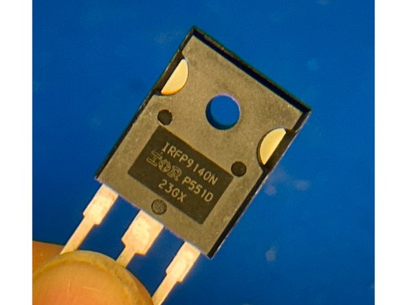 Your kit comes with 2 types of MOSFETs (4 Parts Total).  They may look similar to the naked eye.  It is critical to validate each part.  Best practice is to check the case marking and measure the part.  However, a visual confirmation is acceptable.