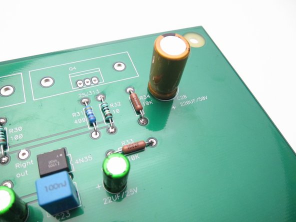 Leave C2 and C7 empty. These are the place on the board for the compensation caps that didn't end up being necessary.