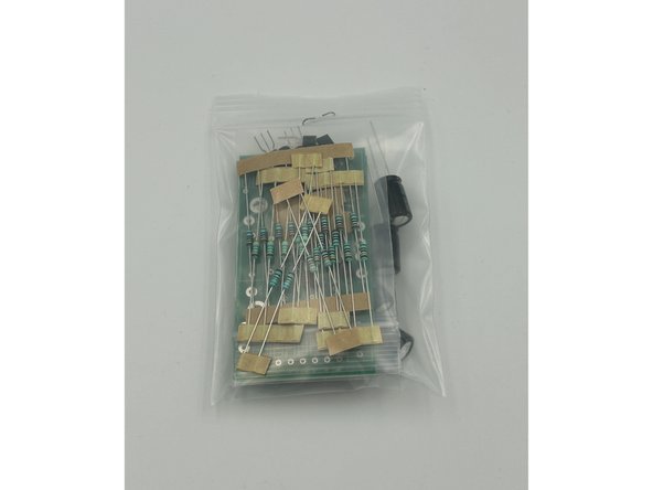 Carefully remove the contents of the bag containing all the parts for your Front End into a bowl or onto a clean work surface.