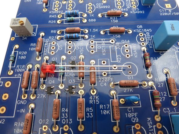 Long leg in the square hole.