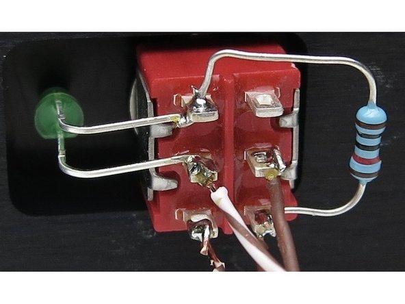 Photo 2 - LED/Resistor wiring