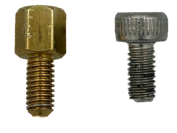 Mount the PCBs with the short screw, a split washer, and a flat washer.  Don't tighten it yet.  Just a few threads to hold it in place is fine.