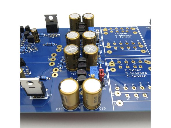 Continue to install all of the components from smallest to largest.