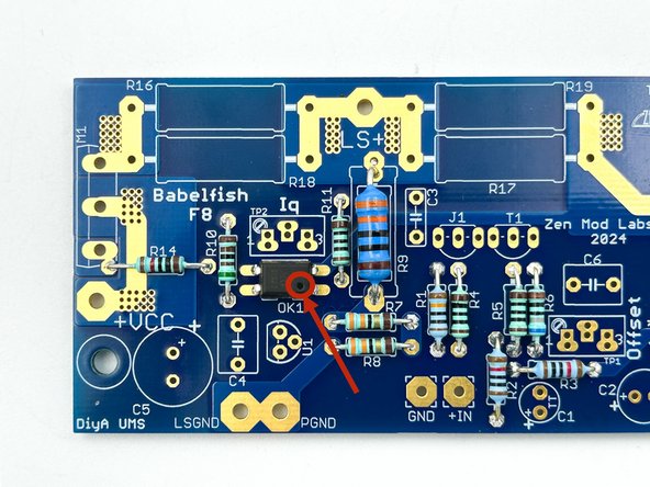 Ensure you pay attention to the small dot on the PCB and the optoisolator. They must be aligned.