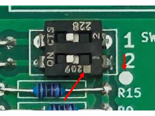 Please be sure to read the instructions carefully to ensure proper orientation of the DIP switches.
