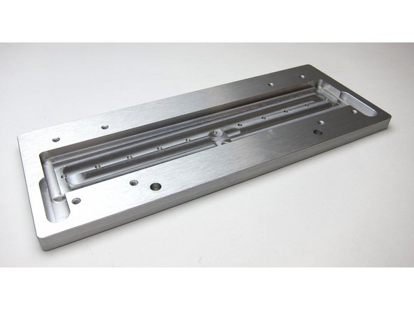 And the inside has an area milled out and starter holes if you want to attach any front-panel mounted potentiometers or switches.