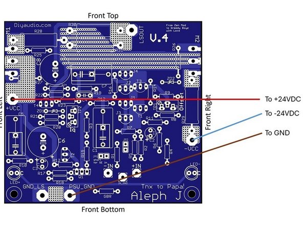 Image 2 - Basic diagram for the input and output wiring for SE / RCA inputs only.