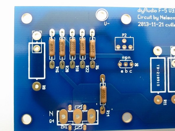 Take the time to bend all the leads so the value is visible, and align them all the same way for easy reading.