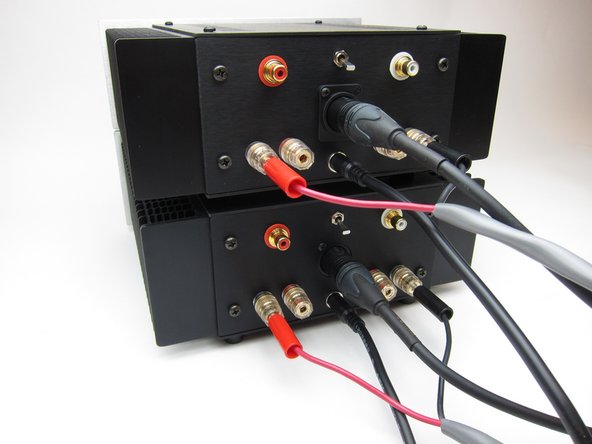 Stereo/Mono switch in the DOWN position. (That switch is only used for RCA input)