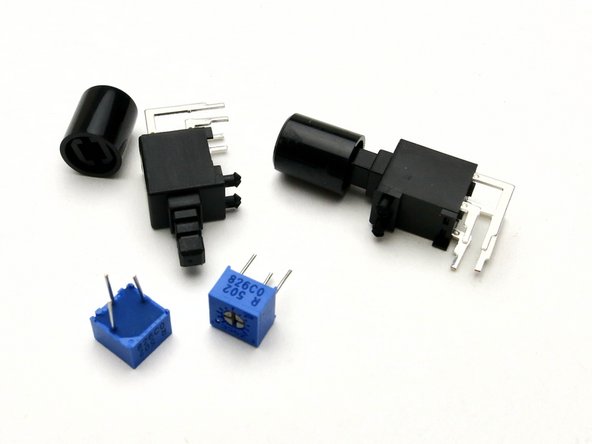 Photo 1 - Power switch and potentiometer.