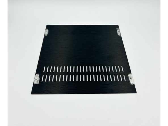 Ensure you identify the &quot;interior / exterior&quot; surfaces of the top and bottom panels.  The exterior surface has the countersunk holes for fastening to the side panels.