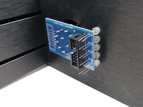 Be sure to align the alignment nub on the switch to the crosshairs on the PCB above the marking C6.
