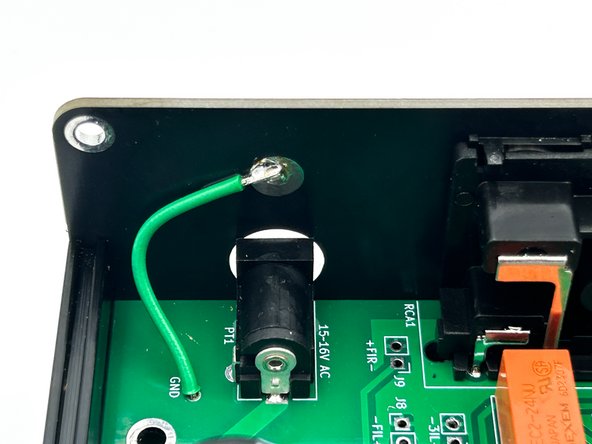 If you haven't already, tin the end of the green GND wire.
