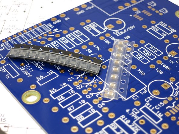 If this is your first time working with SMD components, consider buying a SMD practice kit on Amazon or similar.  You will want tweezers and a magnifying glass or magnifying visor to see the components clearly.