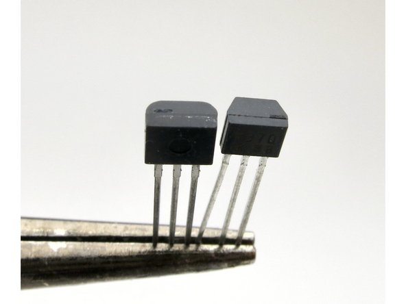 As shown in photo 1, the ZTX450 is just a bit bigger than the 2SK370.