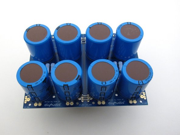 This is the PSU board from the store, the diode section is snapped off and chassis mount diode bridges will be used to save space.