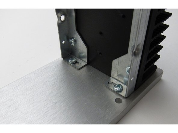 Please note that there is some intended slop in the bracket attachments. This can create slight alignment errors later when you are putting together the finishing touches on the chassis like screwing in the covers.