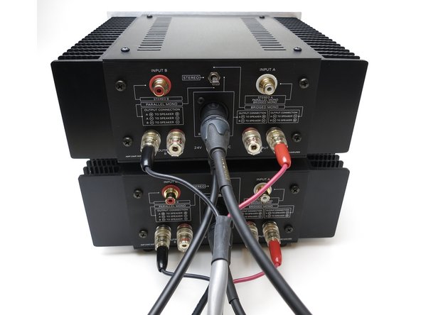 MONOBLOCK bridged with XLR input