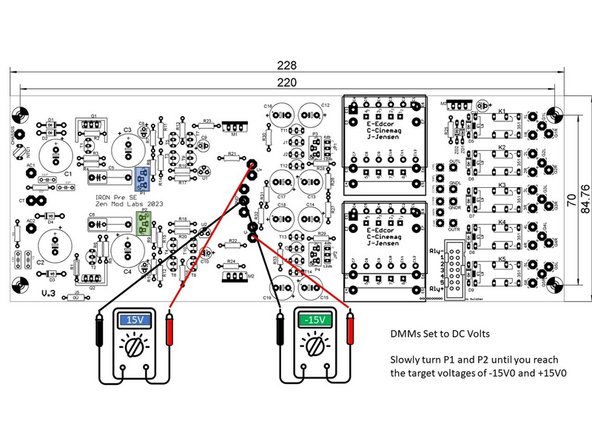 As an experienced DIYer, you'll likely have a variable transformer and/or a dim bulb tester.  It is an excellent practice to ramp up the AC voltage slowly while watching the DC output and/or current limit the AC mains supply.