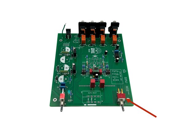 Ensure the switch is sitting flush with the PCB and square to the edge of the board. The holes for the switches are slightly larger than needed. Be sure they are held properly in place when soldering