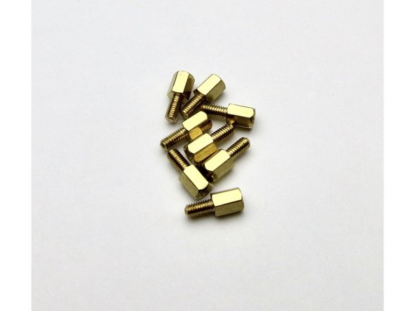 Photo 3 - M3 brass standoffs, these go between the heatsink and the PCB.
