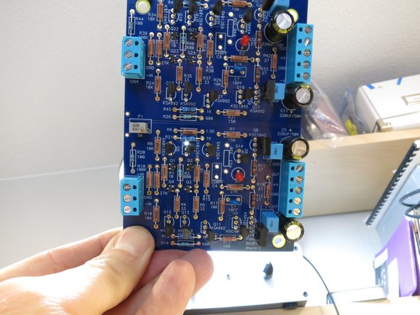 Hold the PCB up to a light and look at all the holes. If you miss any solder joints they will be obvious.