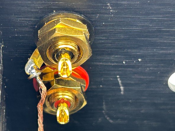 Photo 1 - Correct orientation for RCA jack components.