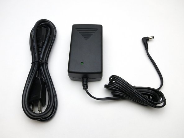 48v Power supply and IEC power cord.