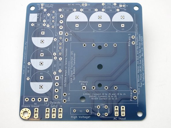 Photo 1 shows the CRCRC power supply PCB.
