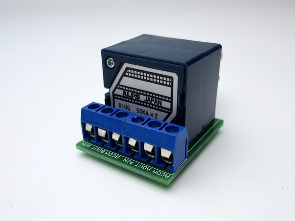 Photo 2 - The screw terminals mount as shown if you want to use them.