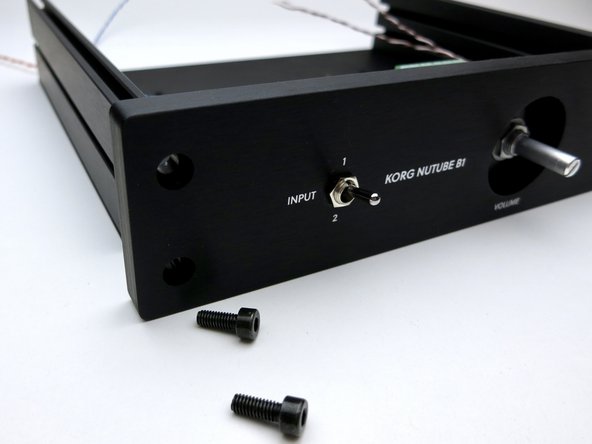 Photo 3 - The screws go the threaded section, not the channel where the nuts are.