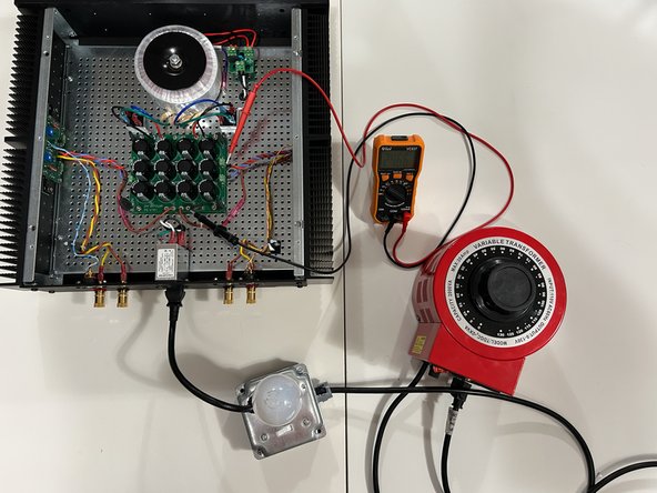 Install your final value mains fuse.  This will primarily depend on your mains voltage and the toroid you've chosen.  In this example, the mains is 120VAC, and we are using a 200VA transformer.  So, a 2A slow-blow fuse was chosen.  200VA / 120VAC = 1.67 + a bit of headroom gets us to the next common rating of 2A.