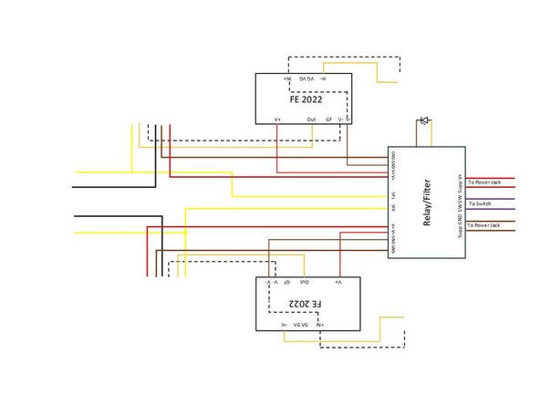 Photo 1 - A little heat-shrink tubing or a piece of wire insulation is excellent for ensuring that the leads do not short together and to add a bit of integrity to the assembly.  The test builder still loves blue LEDs.  The red LED in the kit is equally beautiful.
