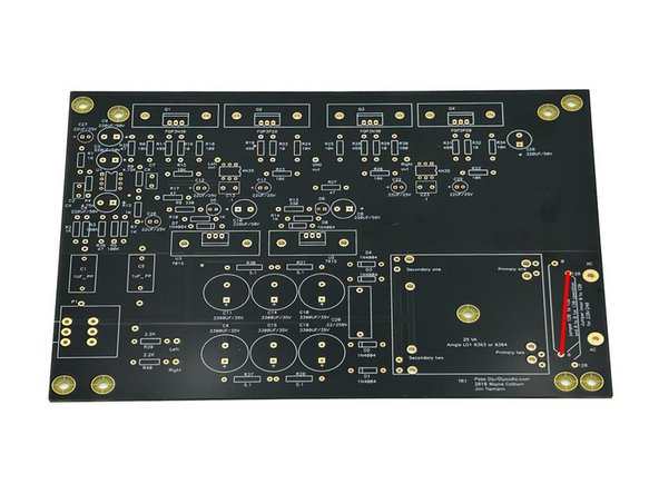 For 110/115VAC - Cut two pieces (about 2.5&quot; / 6.5cm) of the black or white hookup wire (it does not matter what color) and install the jumpers as shown in photo 1.  Note - The green wire included in the kits is a little large.