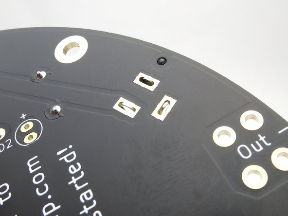 Photo 2 - As you can see, the solder tabs are a little short. It will still solder nicely with a bit of care.