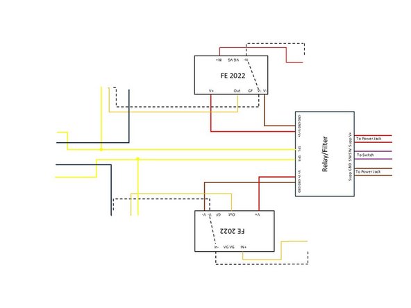 Image 1 - Existing Wiring.  P-Channel