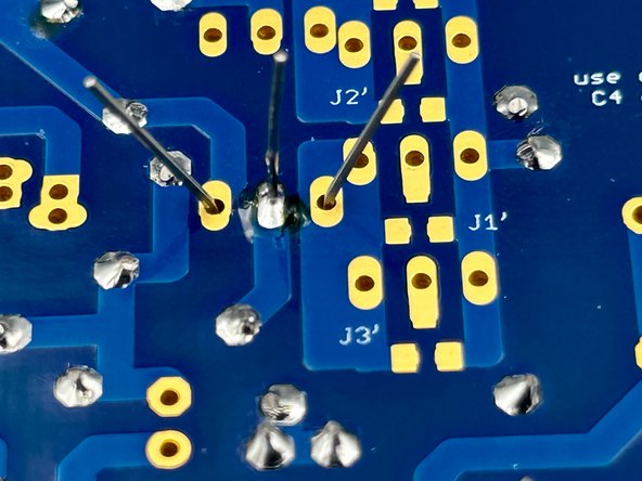 DO NOT REMOVE THE NPN AND PNP TRANSISTORS FROM THE STRIP AT THE SAME TIME.