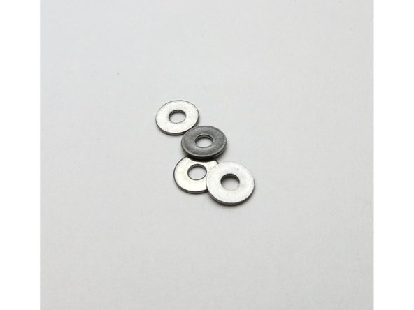 Photo 3 - M3 washers for securing the power transistors.
